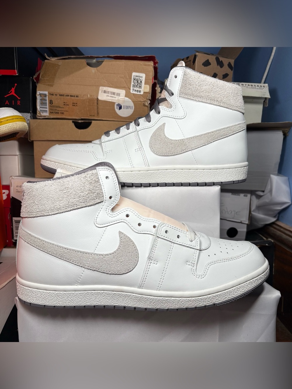 Size 13 - Air Jordan Air Ship PE SP Tech Grey (Tried on)